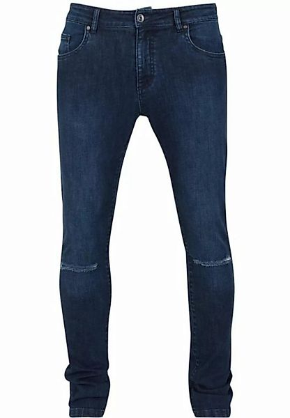 URBAN CLASSICS Bequeme Jeans Urban Classics Herren Slim Fit Knee Cut Denim günstig online kaufen