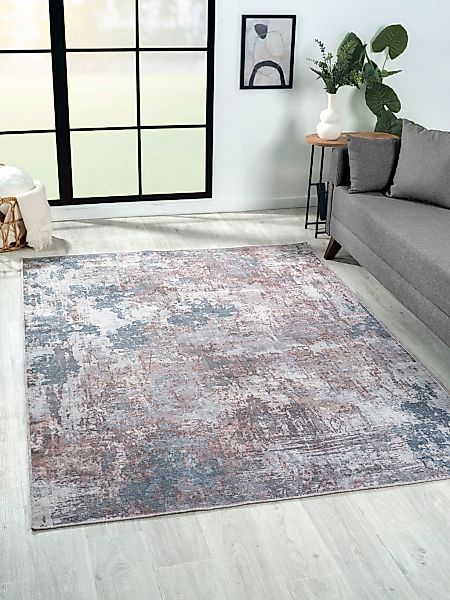 Myflair Möbel & Accessoires Teppich "Avery" rechteckig 10 mm Höhe Kurzflor, günstig online kaufen