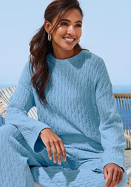 French Connection Strickpullover mit Zopfmuster, Loungewear günstig online kaufen