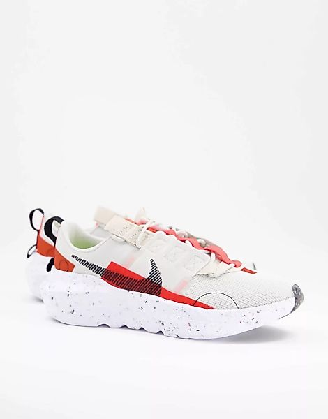 Nike – Crater Impact – Sneaker in Steingrau und Rot-Neutral günstig online kaufen