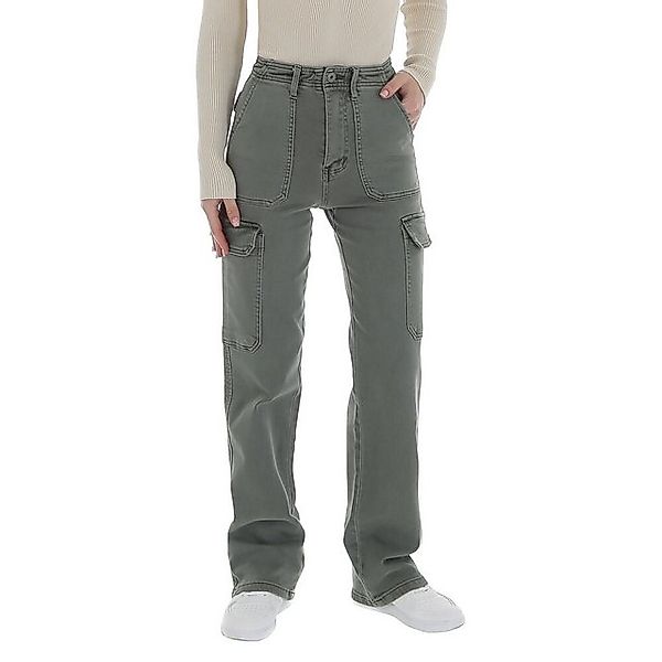 Ital-Design Stoffhose Damen Freizeit (87123922) Stoffhose in Grün günstig online kaufen