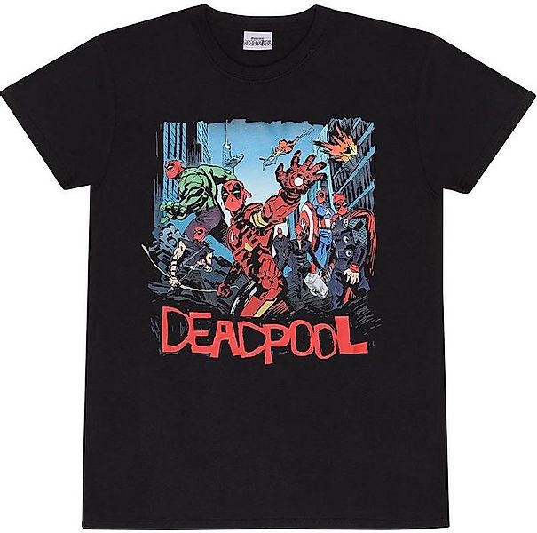 Deadpool T-Shirt Avengers Spoof T-Shirt günstig online kaufen