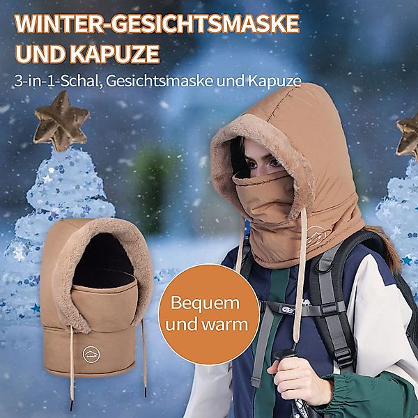 Refttenw Skimütze Sturmhaube Winter für Damen,wintermütze,wasserabweisend,P günstig online kaufen