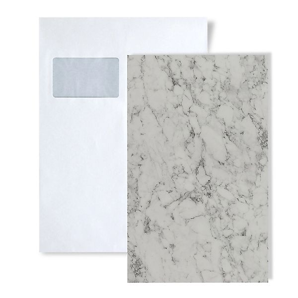 Wallface 1 MUSTERSTÜCK S-19338 DIN A5 Wandpaneel Muster MARBLE WHITE günstig online kaufen