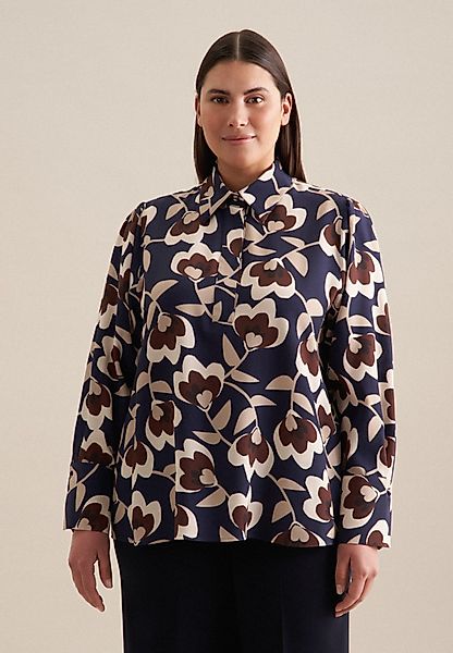 seidensticker Hemdbluse Schwarze Rose Langarm Kragen günstig online kaufen