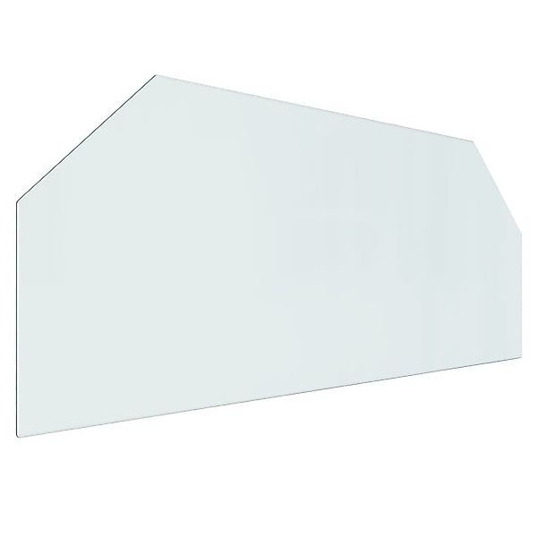 vidaXL Tischplatte Kaminofen Glasplatte Sechseck 120x50 günstig online kaufen