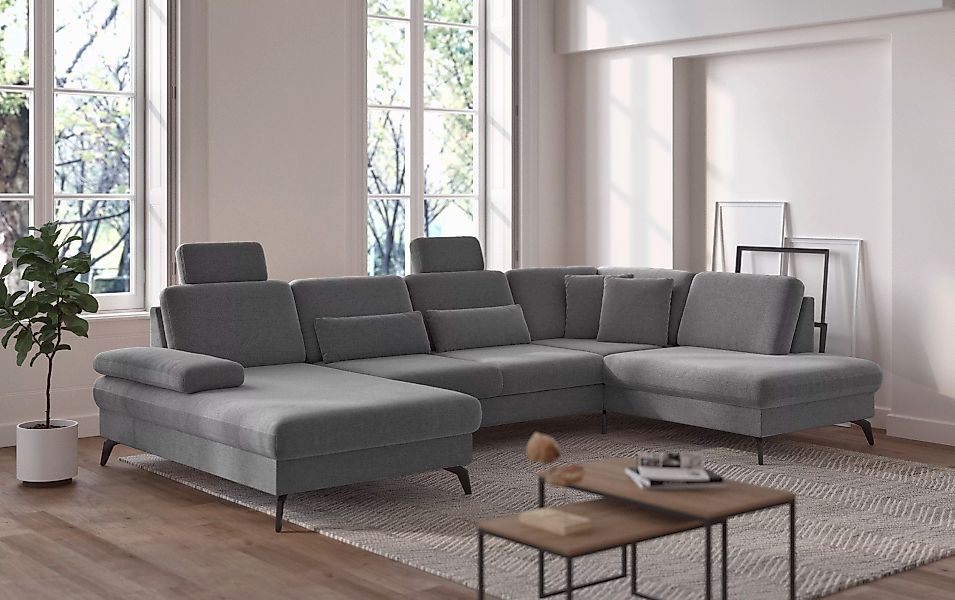 sit&more Wohnlandschaft "Morris U-Form, inkl. Sitztiefenverstellung", wahlw günstig online kaufen