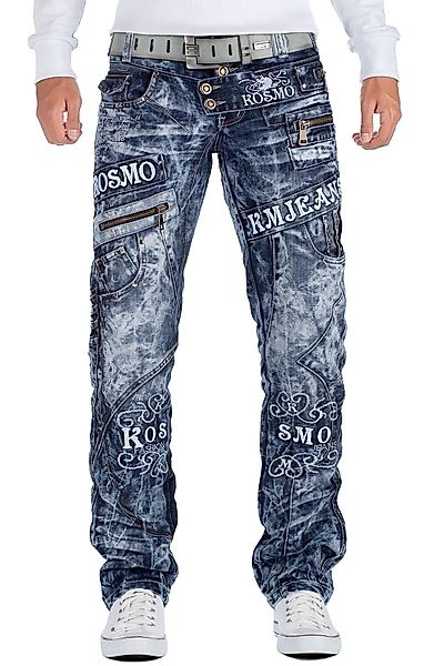Kosmo Lupo 5-Pocket-Jeans Extravagante Herren Hose günstig online kaufen