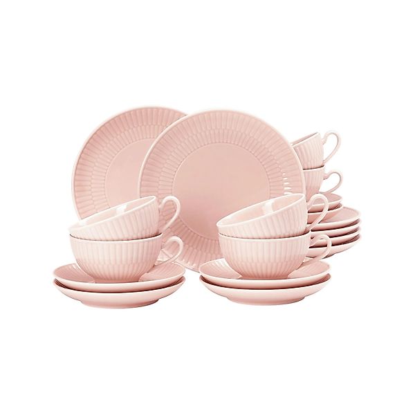 Seltmann Weiden Amina Teeservice 18-teilig Rosé günstig online kaufen
