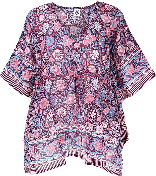 Guru-Shop Longbluse Hippie Poncho, Kaftan, Tunika, günstig online kaufen