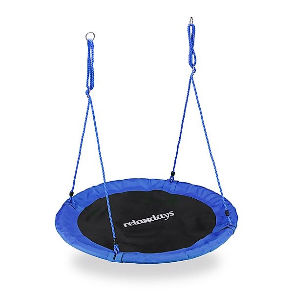 relaxdays Nestschaukel 110 cm, Blau günstig online kaufen