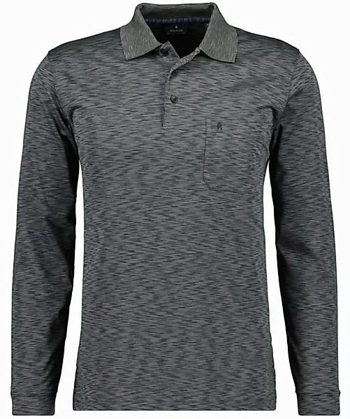 RAGMAN Langarm-Poloshirt Polo button LS space dye günstig online kaufen