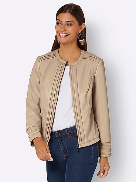 creation L Blusenblazer Lederimitat-Blazer günstig online kaufen