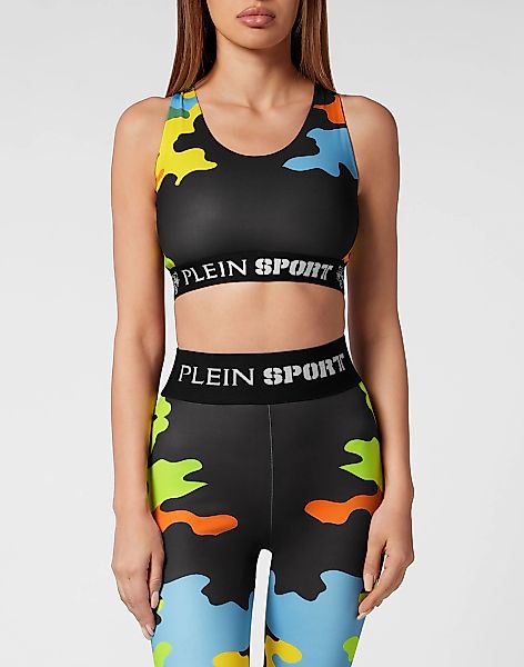 PLEIN SPORT Lauftop "Jogging Bra Camouflage" günstig online kaufen