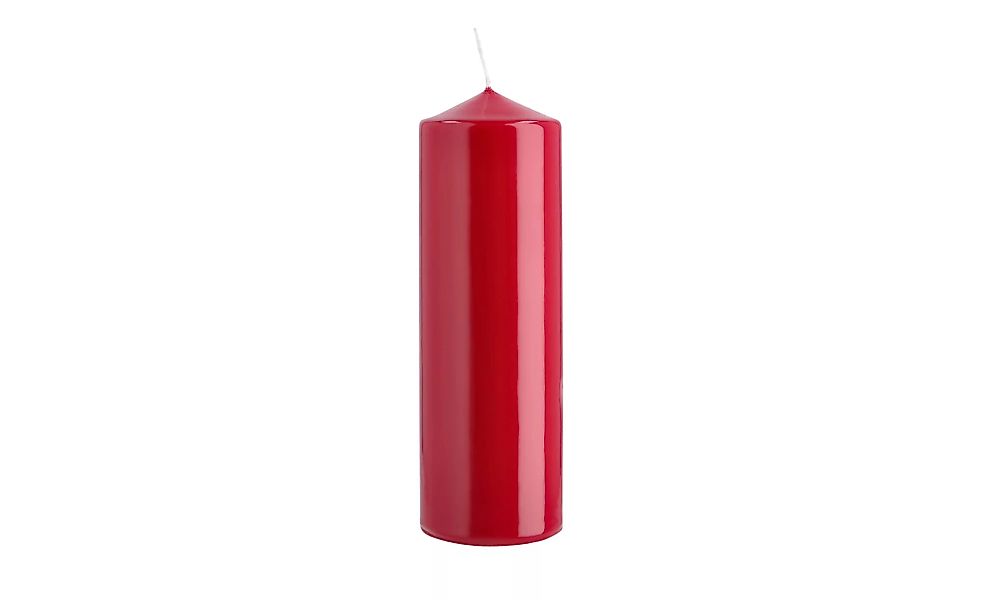 Stumpenkerze - rot - Wachs - 18 cm - Dekoration > Kerzen & Lichter - Möbel günstig online kaufen