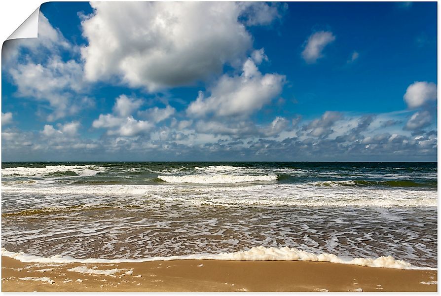 Artland Wandbild »Meeresblick Strand Paal«, Strandbilder, (1 St.), als Alub günstig online kaufen