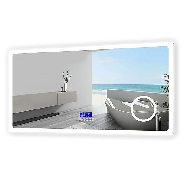 Aica Sanitär Badspiegel mit Bluetooth Schminkspiegel 160x80 cm Spiegel mit günstig online kaufen