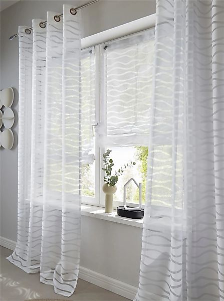 heine home Gardine Ösen 1 Stk. tlg. günstig online kaufen