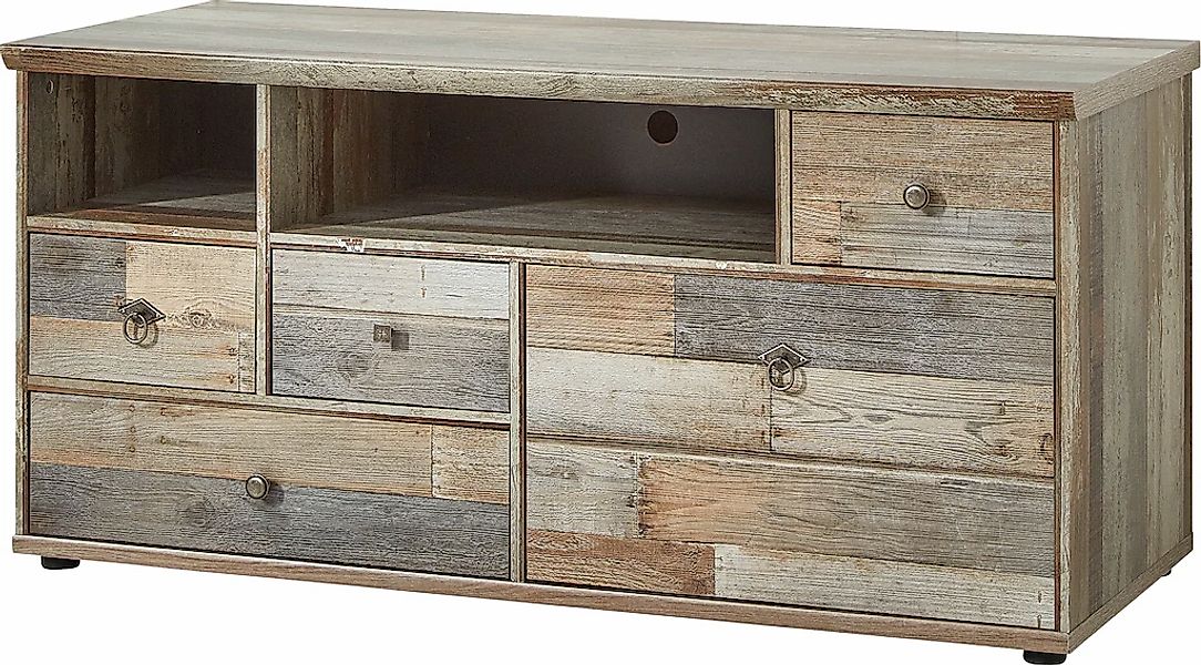 Innostyle Glasvitrine "BONANZA", (1 St.), Glastüren, 10 Fächer, 4 Schübe, S günstig online kaufen