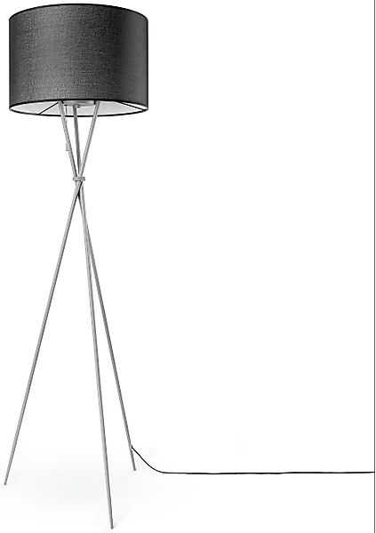 Paco Home Stehlampe KATE CANVAS UNI günstig online kaufen