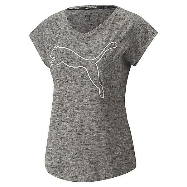 PUMA T-Shirt Puma Damen T-Shirt Train Favorite Heather Cat Tee 522418 günstig online kaufen