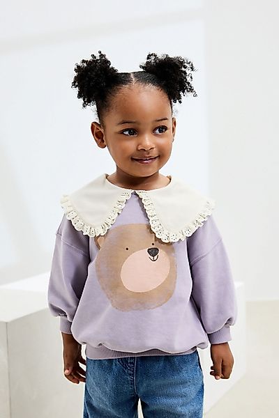 Next Sweater Sweatshirt mit Kragen (1-tlg) günstig online kaufen