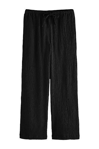 Next Palazzohose Strukturierte Hose mit weitem günstig online kaufen