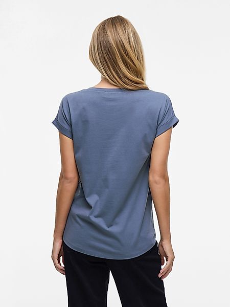 Vila Rundhalsshirt "VIDREAMERS NEW PURE T-SHIRT/SU-NOOS", Basic Damen-T-Shi günstig online kaufen