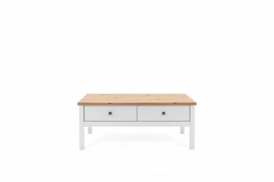 Couchtisch BERGEN 56A von Finori Weiß / Artisan Oak günstig online kaufen