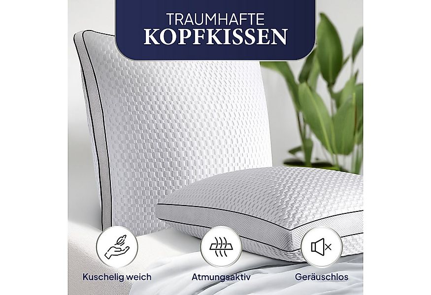 Gentle North Microfaserkissen Hochwertige Kopfkissen in Hotelqualität versc günstig online kaufen