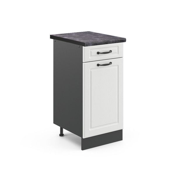Vicco Unterschrank R-Line, Weiß Landhaus/Anthrazit, 40 günstig online kaufen