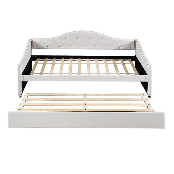 Gotagee Schlafsofa Tagesbett 90x200cm Leinen Kinderbett Funktionsbett Daybe günstig online kaufen