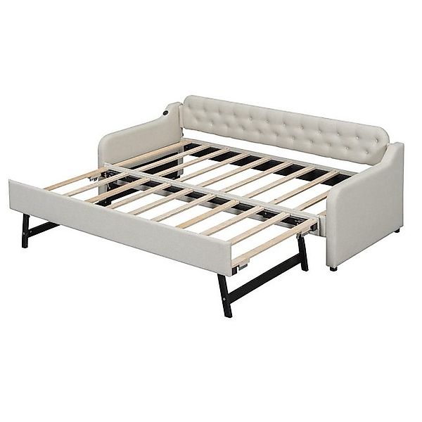 Gotagee Schlafsofa Polsterbett 90x200cm Jugendbett Tagesbett ausziehbares R günstig online kaufen