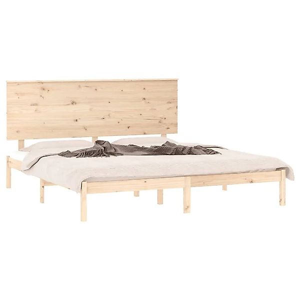 vidaXL Massivholzbett ohne Matratze 200x200 cm Kiefer 3104823 günstig online kaufen
