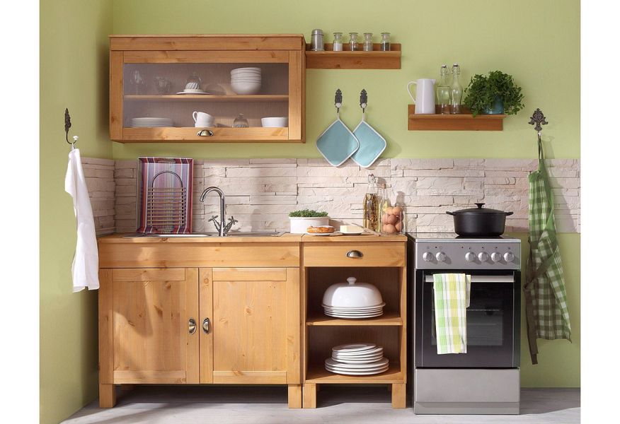 Home affaire Hängeschrank "Oslo" 50 cm breit, aus massiver Kiefer, 1 Tür, M günstig online kaufen
