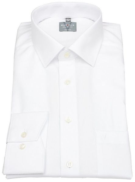 MARVELIS Businesshemd Comfort Fit bügelfrei Kentkragen günstig online kaufen