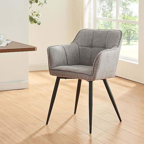 en.casa Esszimmerstuhl, »Birmingham« gepolstert 81x57x53 cm günstig online kaufen