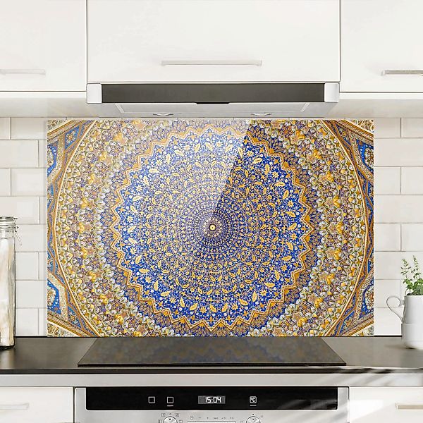 Glas Spritzschutz Muster & Textur - Querformat 3:2 Dome of the Mosque günstig online kaufen