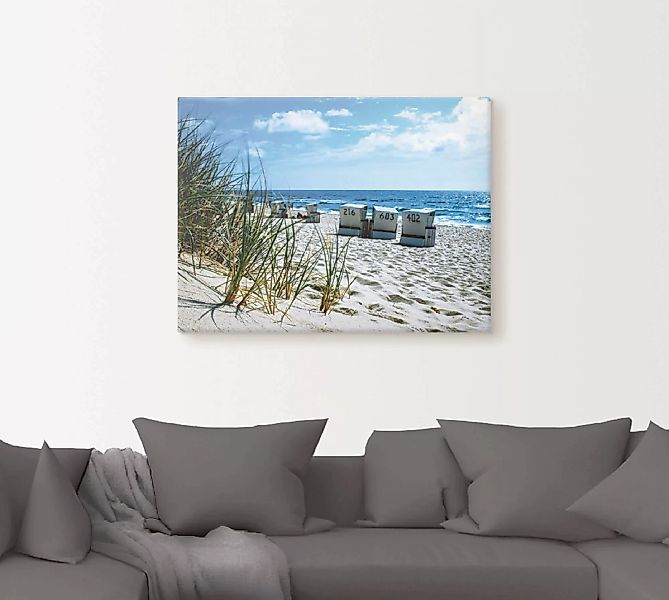 Artland Wandbild »Hinter den Dünen«, Strand, (1 St.) günstig online kaufen