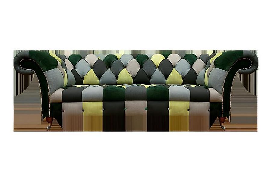 Xlmoebel Sofa Chesterfield Sofa mit Platz für drei Personen, in buntem Pols günstig online kaufen