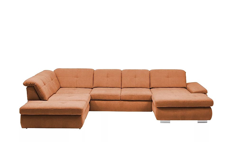 Lounge Collection Wohnlandschaft Flachgewebe  Affair ¦ orange ¦ Maße (cm): günstig online kaufen