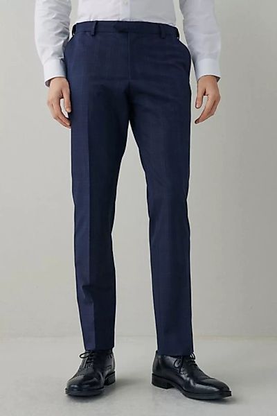 Next Anzughose Karierter Anzug mit Motion Flex: Slim Fit Hose (1-tlg) günstig online kaufen