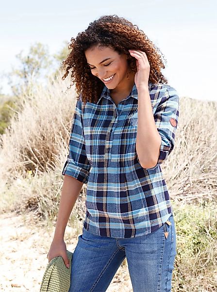 Casual Looks Flanellbluse günstig online kaufen