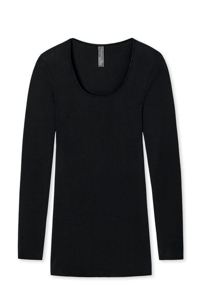 Schiesser T-Shirt Luxury runder, dezent schimmernder günstig online kaufen