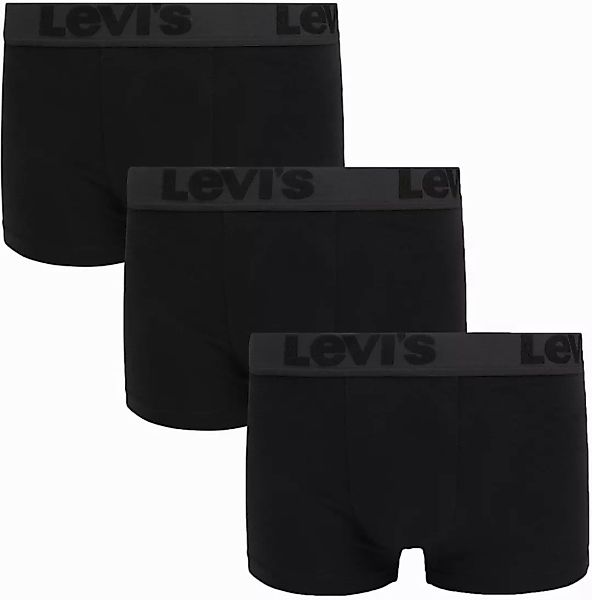 Levi's Boxershorts 3er-Pack Uni Schwarz - Größe L günstig online kaufen