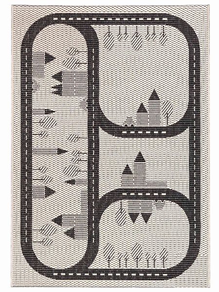 Primaflor-Ideen in Textil Kinderteppich "CABANE - Streets" rechteckig 3 mm günstig online kaufen
