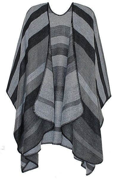 dy_mode Poncho Damen Poncho Gestreift Cape günstig online kaufen