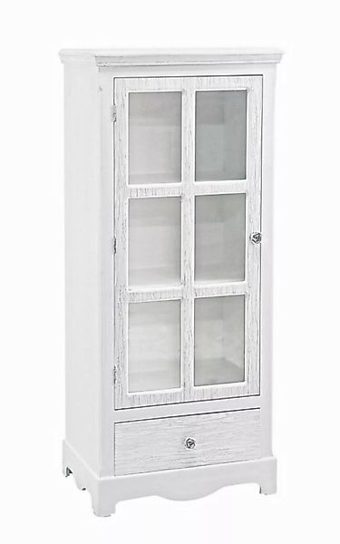 Bizzotto Vitrine Vitrine Blanc aus MDF, 114 cm günstig online kaufen