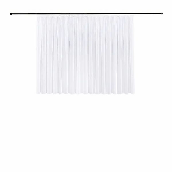 Gerster Gardine »Martina« Smokband 1 Stk. tlg. Pflegeleichte Effekt-Voile-W günstig online kaufen