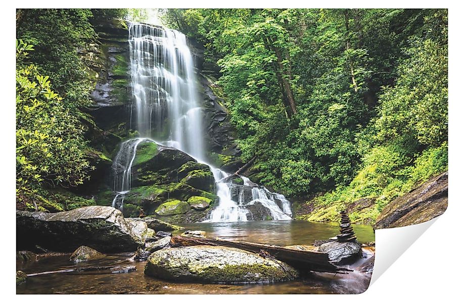 Wallarena Fototapete Wasserfall Wald Natur Vlies günstig online kaufen